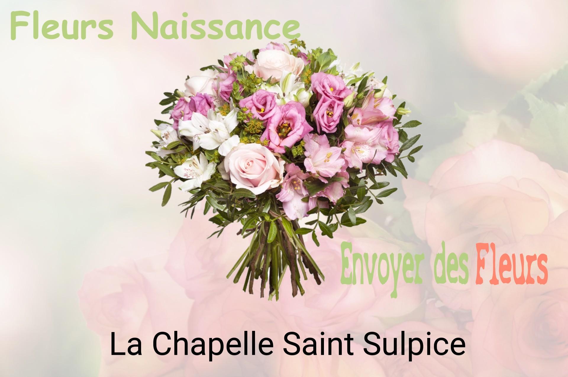 Bouquet de fleurs de naissance livré à La Chapelle-Saint-Sulpice
