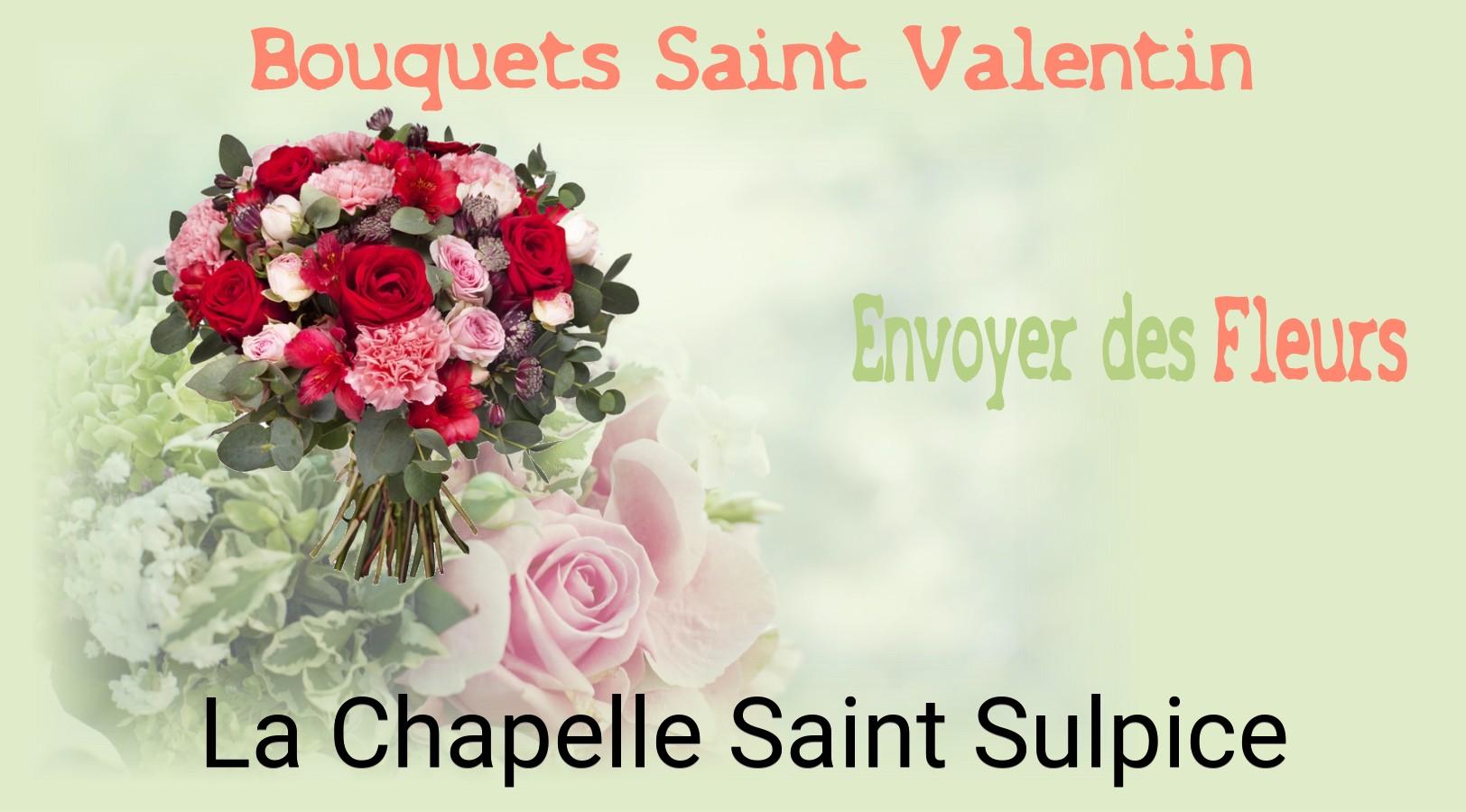 Roses de Saint-Valentin livrées à La Chapelle-Saint-Sulpice